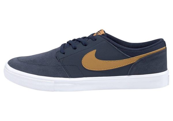 NIKE SB SOLARSOFT PORTMORE II BLUE/SAND
