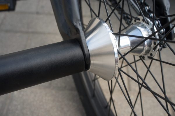 MentalBMX REAR Aluminium HUB GUARD L SIZE BLACK
