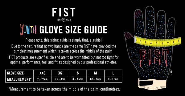 FIST BLACK STOCKER KIDS GLOVES
