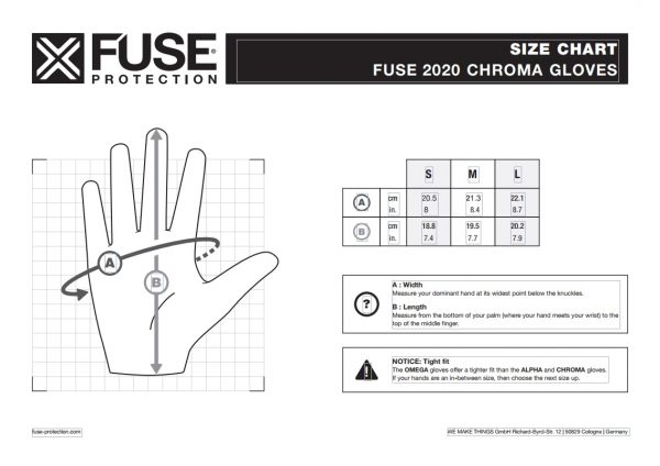 FUSE CHROMA DIMENSION GLOVES