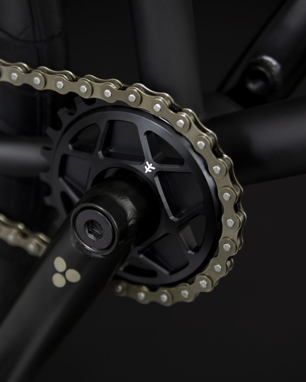 FlyBikes OMEGA 21" FLAT BLACK w/brakes