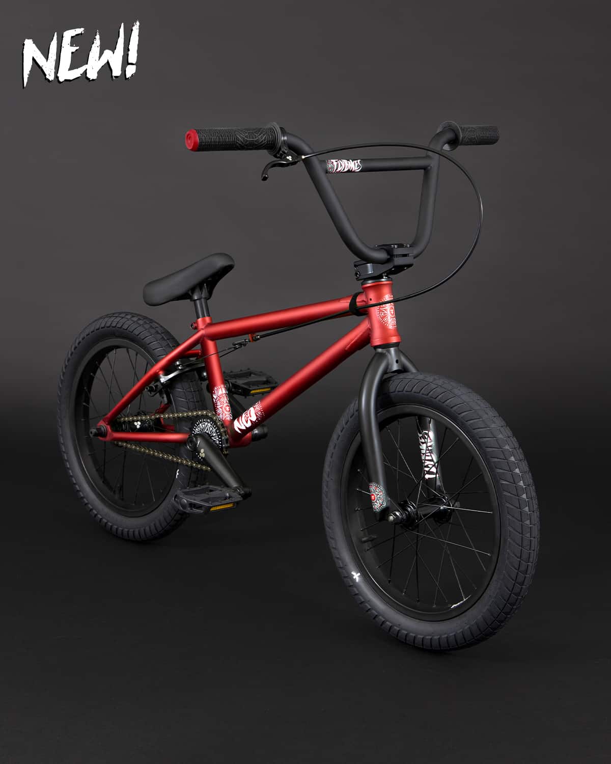 FlyBikes NEO 16" FLAT Metallic RED 1 FlyBikes NEO 16" FLAT Metallic RED