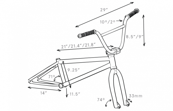 Flybikes MOTOSIERRA BIKE GLOSS BLACK
