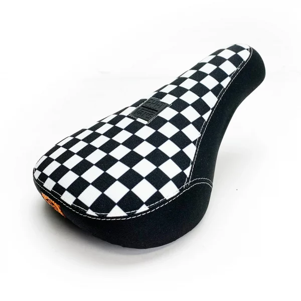 CULT X VANS SEAT SLIP-ON PADDED B&W CHECKERBOARD W/WHITE STITCHING