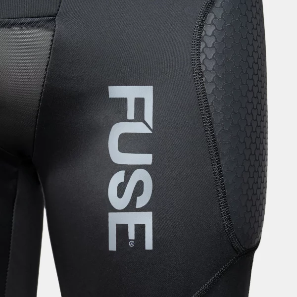 FUSE OMEGA IMPACT PADDED SHORTS black