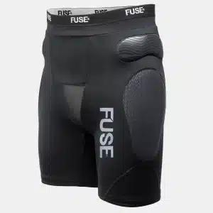FUSE OMEGA IMPACT PADDED SHORTS black