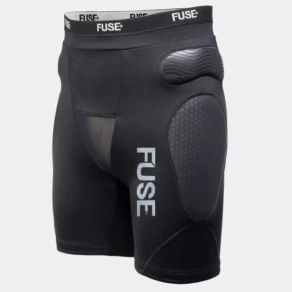 FUSE OMEGA IMPACT PADDED SHORTS black