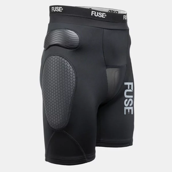 FUSE OMEGA IMPACT PADDED SHORTS black