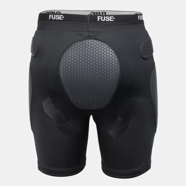 FUSE OMEGA IMPACT PADDED SHORTS black