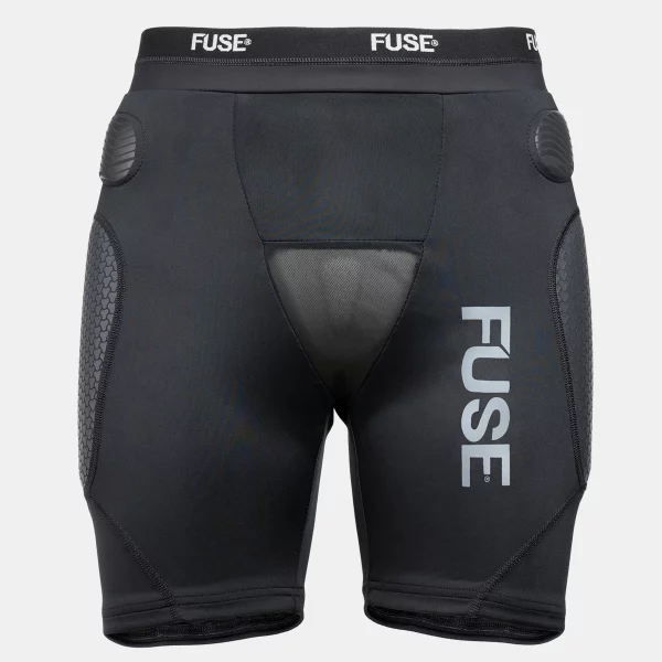 FUSE OMEGA IMPACT PADDED SHORTS black
