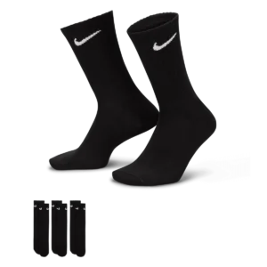 NIKE EVERYDAY LTWT CREW 3PR BLACK