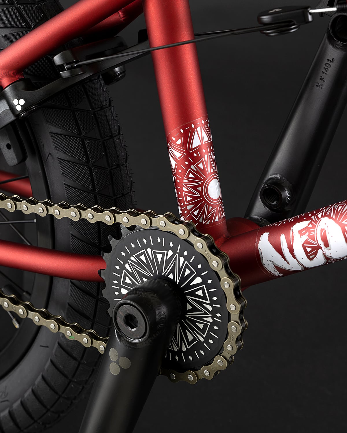 FlyBikes NEO 16" FLAT BLACK with brakes 4 FlyBikes NEO 16" FLAT BLACK with brakes