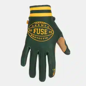 FUSE ALPHA CHAMPS GLOVE deep green/yellow gold