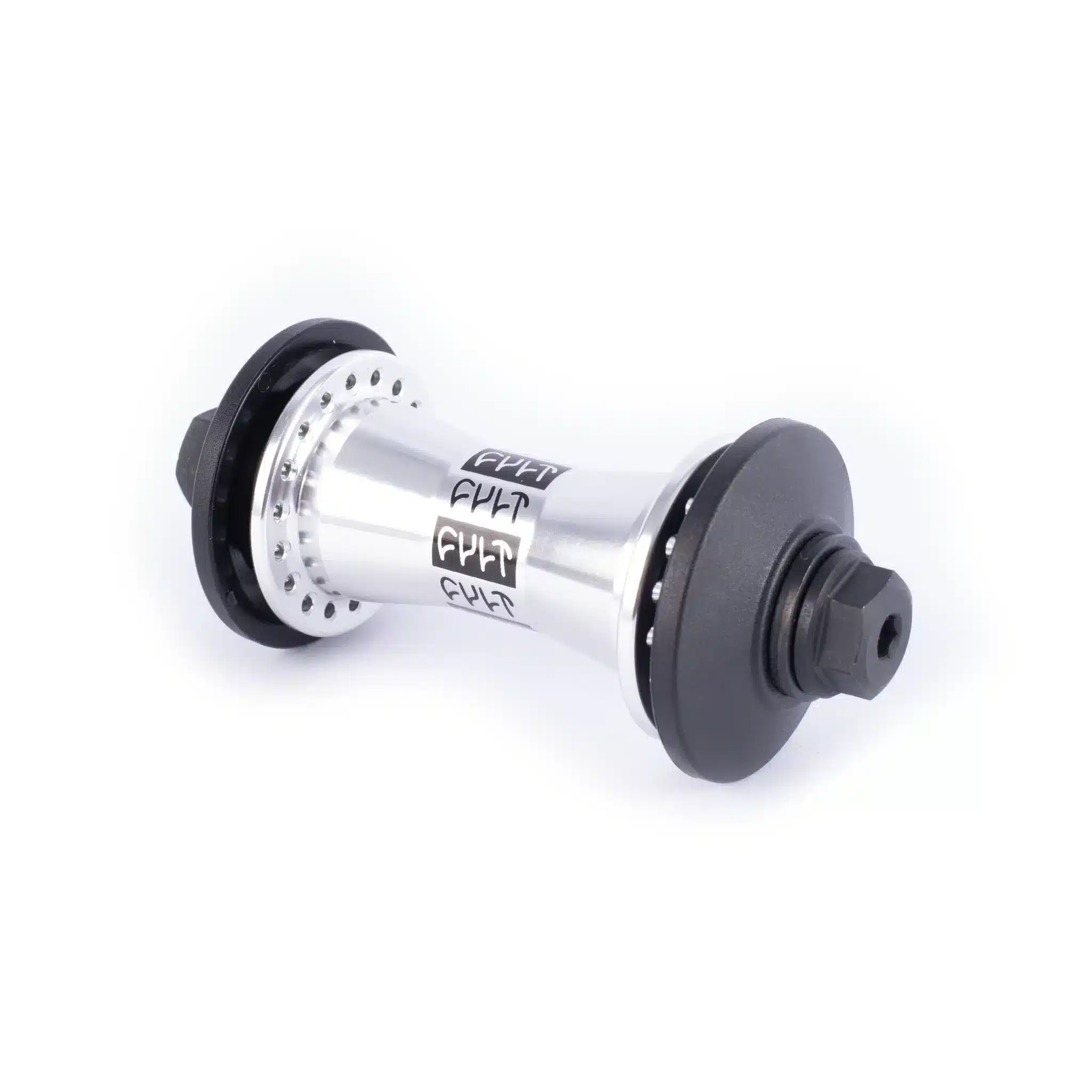 CULT CREW FRONT HUB SILVER W/ GUARDS 1 CULT CREW FRONT HUB SILVER W/ GUARDS